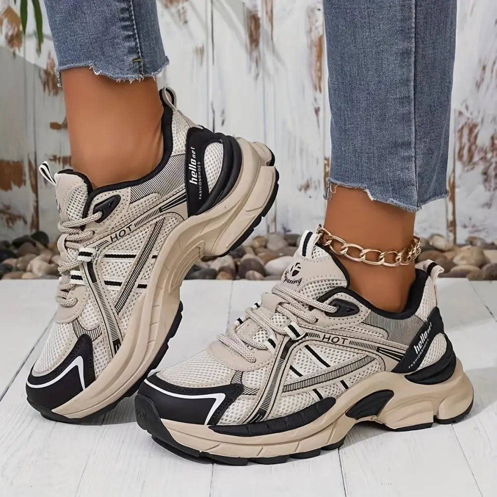 SecretBombe sneakers urbaines femme respirantes look moderne facile à associer