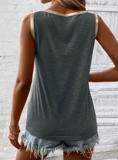 Débardeur femme été SecretBombe polyvalent confortable à porter seul ou sous blazer