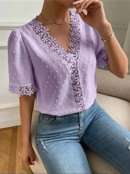 Blouse femme été coupe flatteuse tissu léger confortable SecretBombe