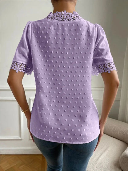 Top femme tendance printemps été encolure V élégante SecretBombe