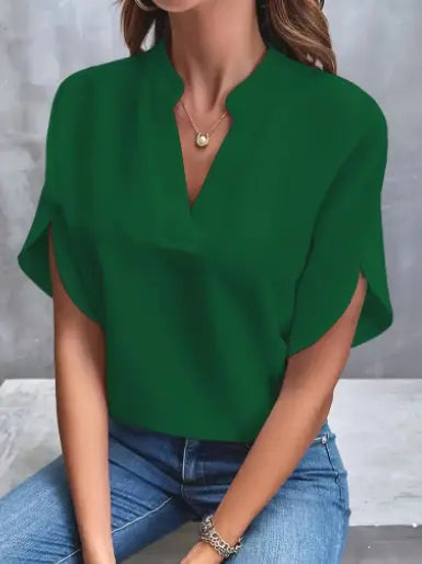 Blouse tunique femme SecretBombe idéale bureau look chic et raffiné