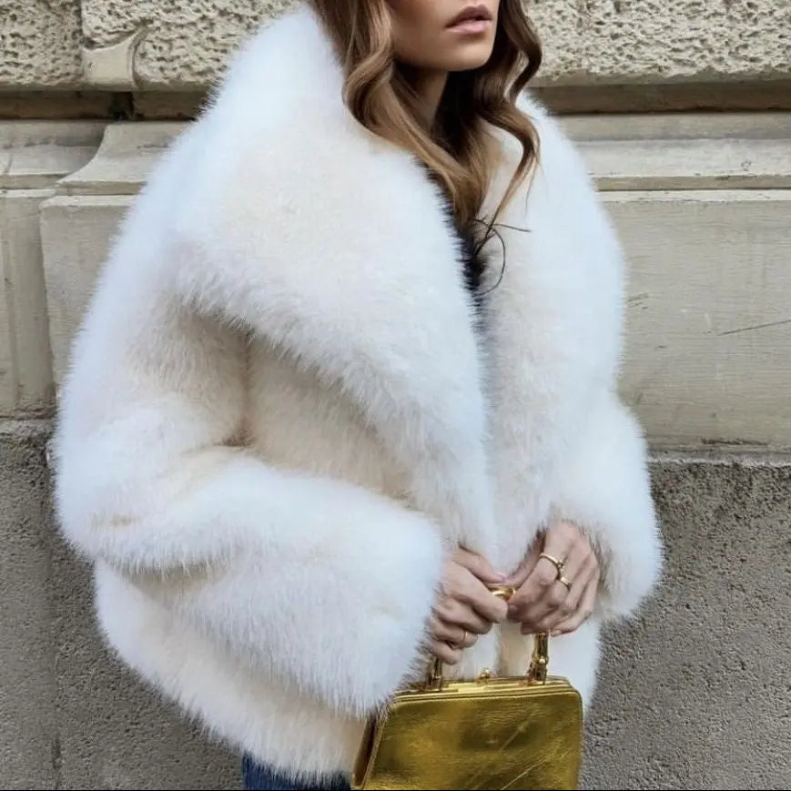 Veste fausse fourrure femme tendance mode hiver – SecretBombe