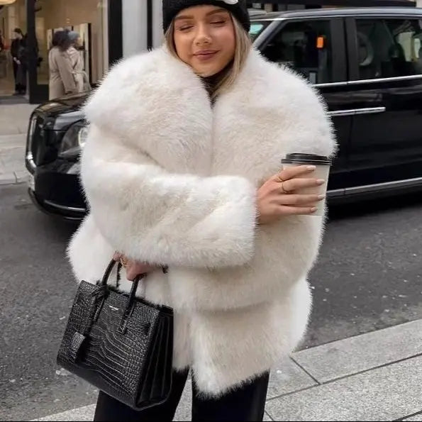 Veste fausse fourrure femme look élégant et féminin – SecretBombe