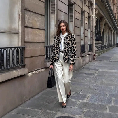 SecretBombe veste femme léopard style chic et moderne