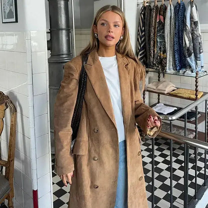 Veste longue automne style rétro chic SecretBombe