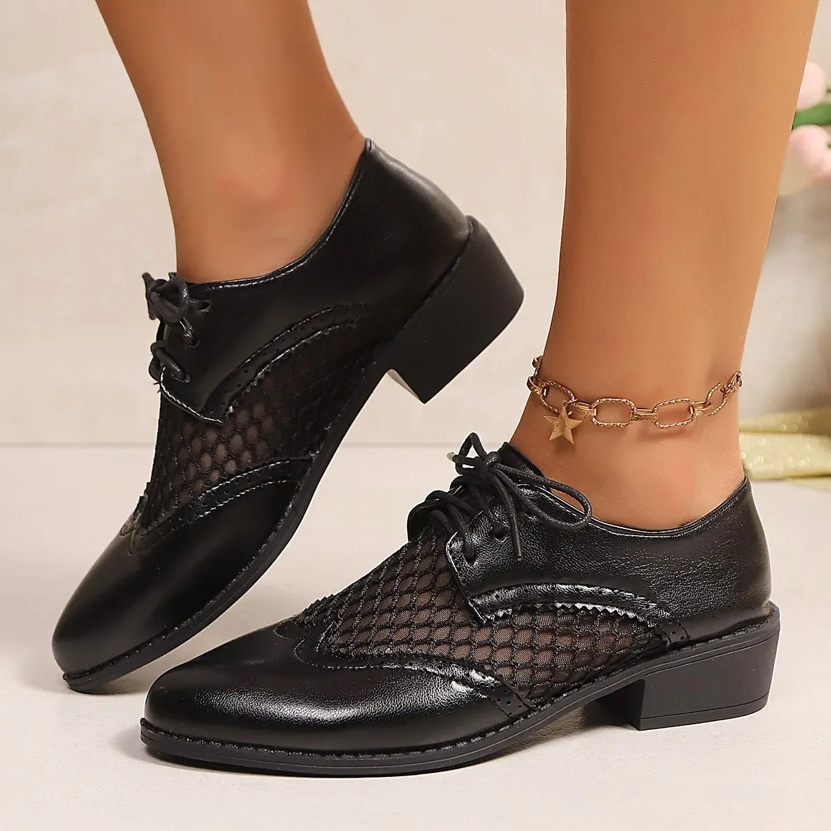 Chaussures mode noir cuir vegan SecretBombe confort et style quotidien