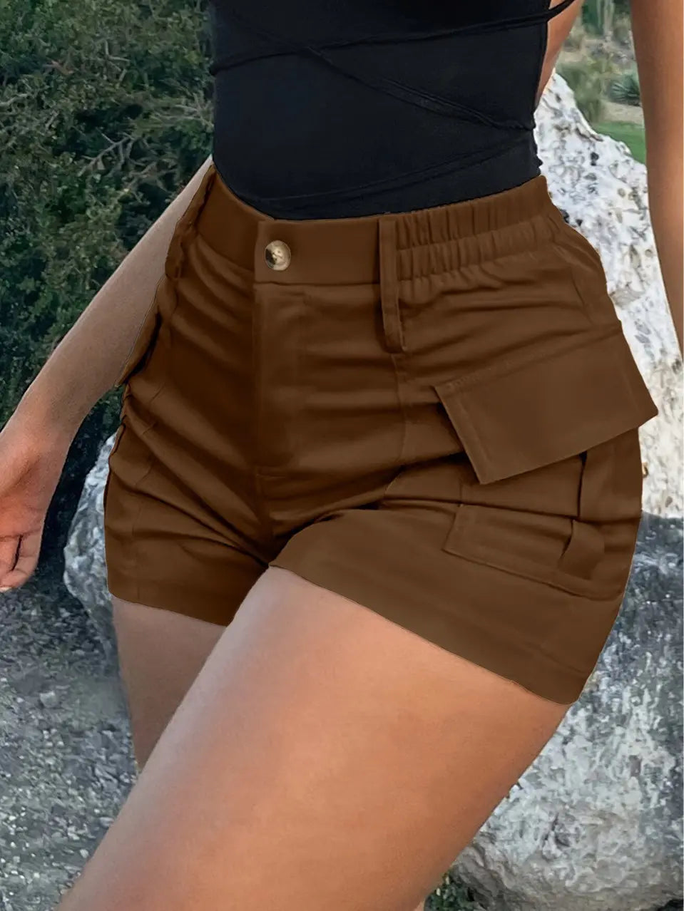 Short femme ajusté, confortable & élégant avec une touche de caractère