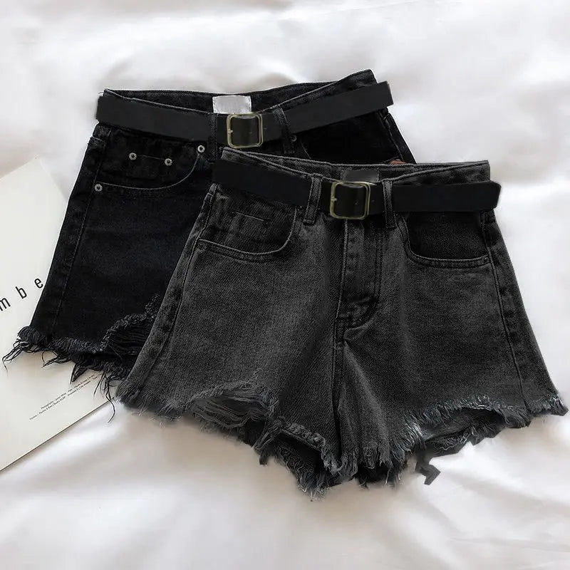 Short femme décontracté & tendance, coupe flatteuse avec finition vintage