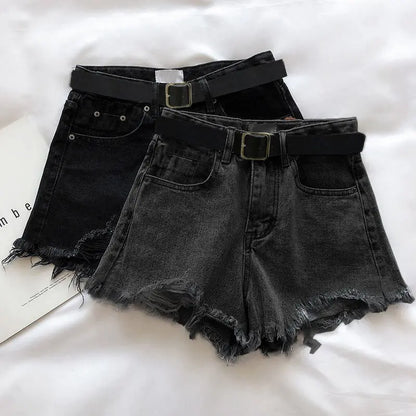 Short femme décontracté & tendance, coupe flatteuse avec finition vintage