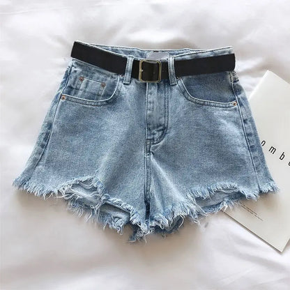 Short femme décontracté & tendance, coupe flatteuse avec finition vintage
