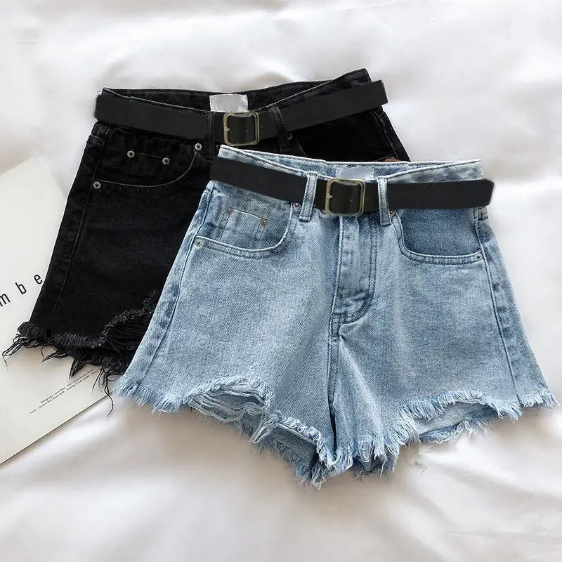 Short femme décontracté & tendance, coupe flatteuse avec finition vintage