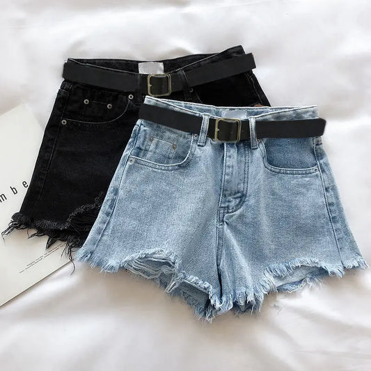 Short femme décontracté & tendance, coupe flatteuse avec finition vintage