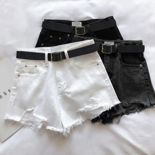 Short femme décontracté & tendance, coupe flatteuse avec finition vintage