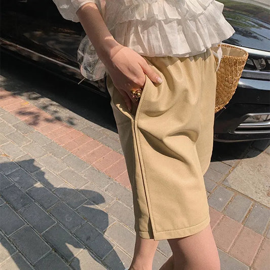Short long femme effet cuir style chic urbain SecretBombe