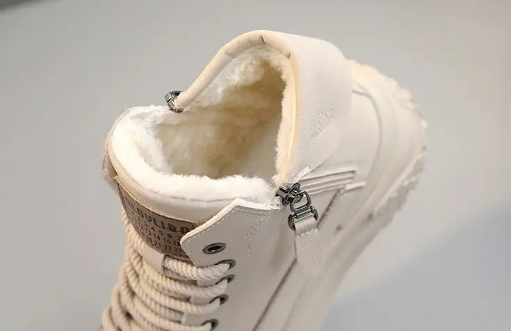 Sneakers montantes femme taupe, parfaites pour l’automne et l’hiver