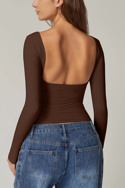 : Haut moulant fashion dos nu femme – secretbombe