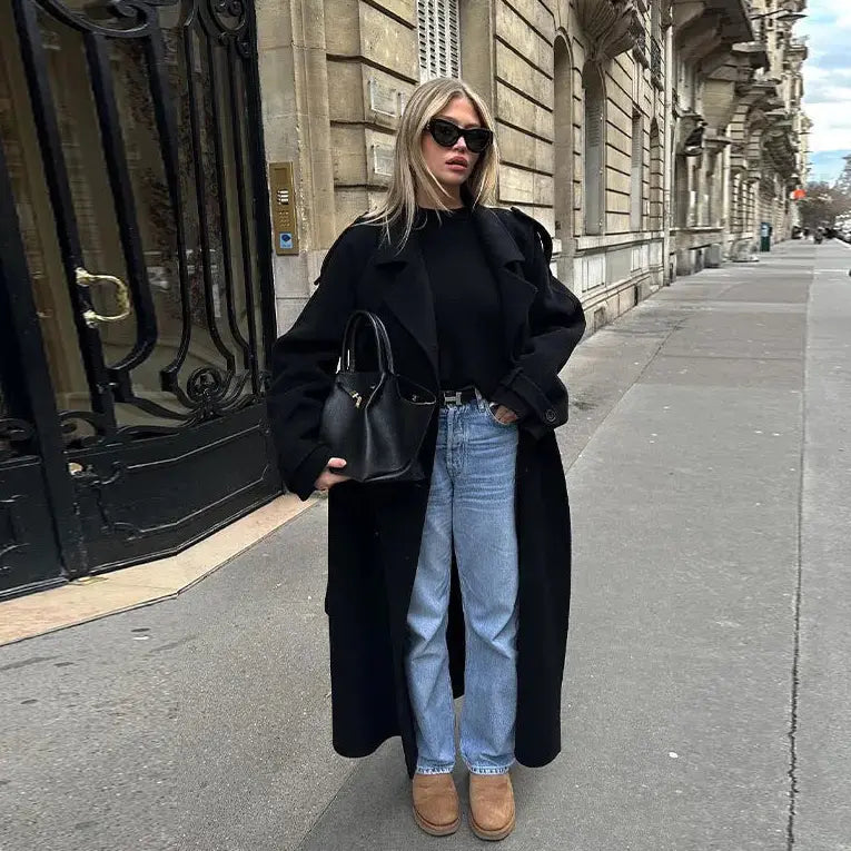 Trench coat long femme style parisien tendance