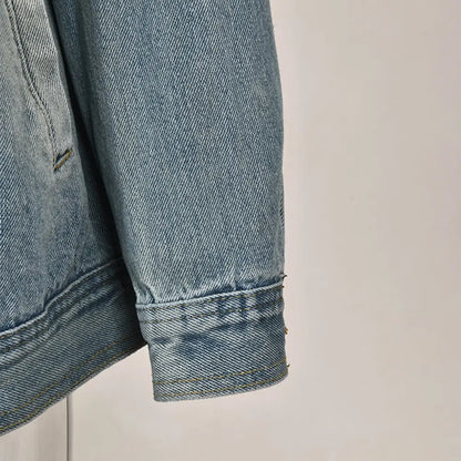 veste en jean loose femme style urbain tendance